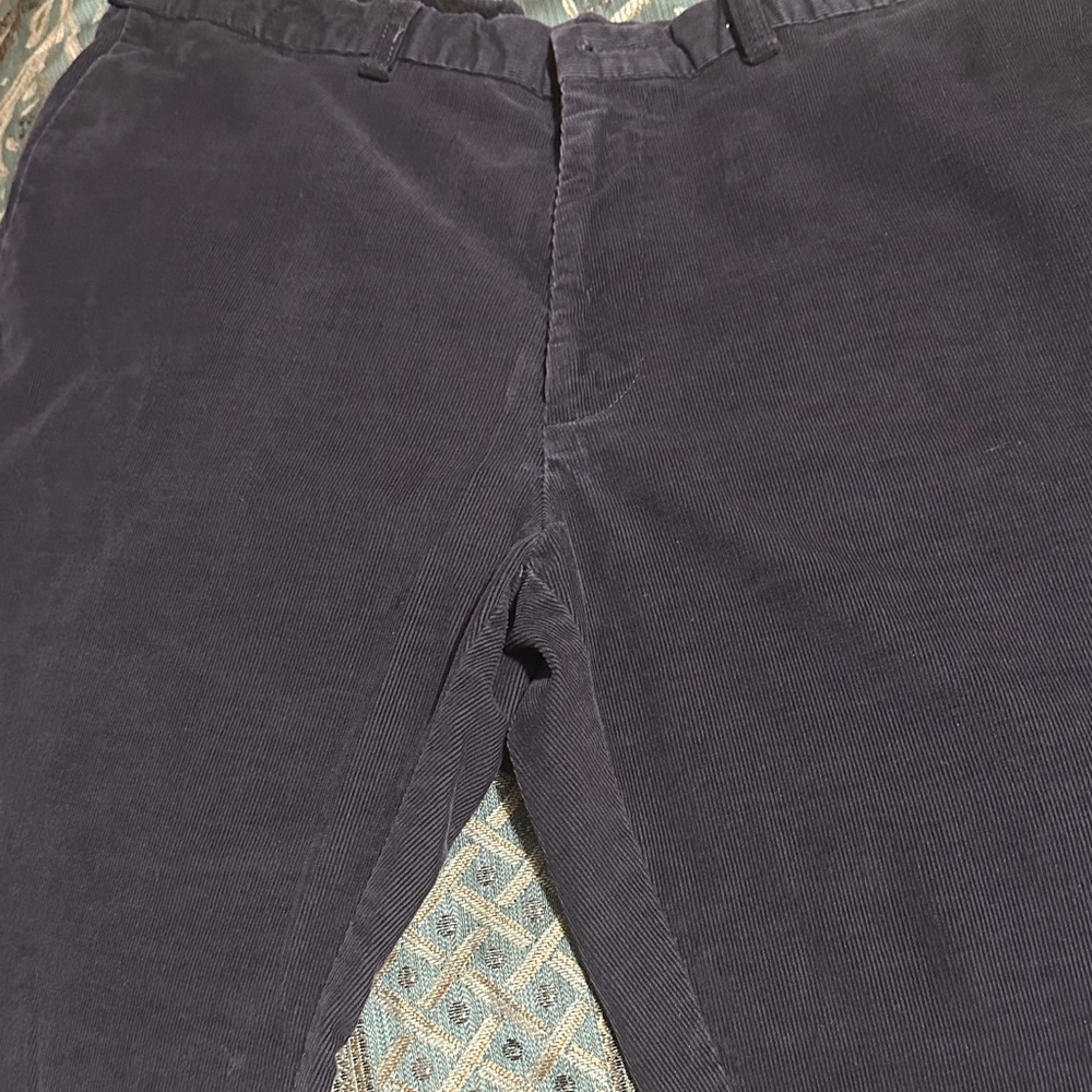 Haggar Men's Corduroy Pants - Dark Gray